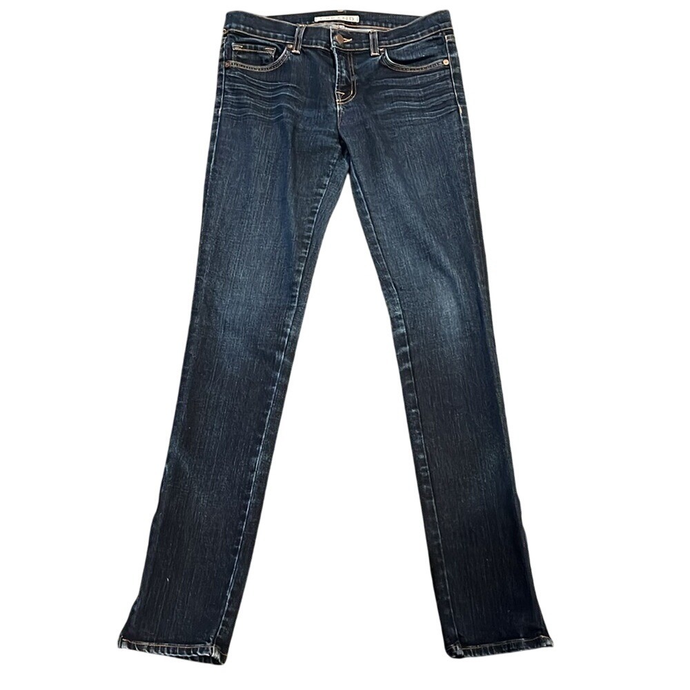 J Brand "The Deal Pencil Leg" Jeans Style 9612 INK size 28 zipper straight